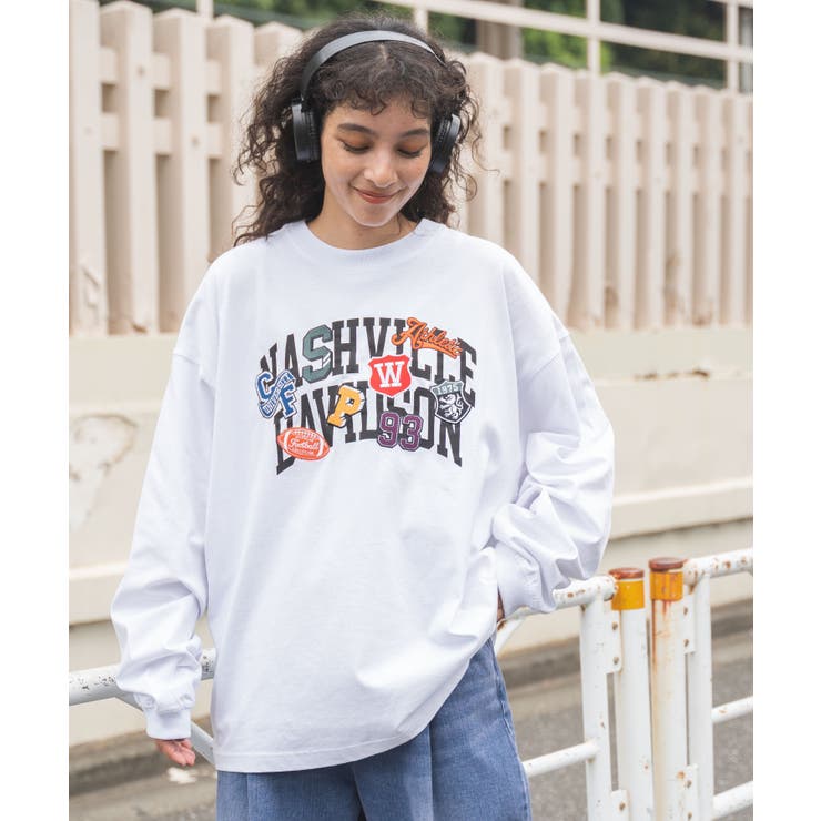 柄1 | ヘビーウエイトワッペンロゴロンT レディース 秋 | WEGO【WOMEN】