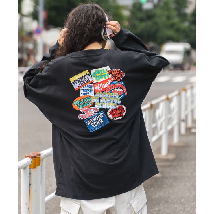 柄4 | ヘビーウエイトワッペンロゴロンT レディース 秋 | WEGO【WOMEN】