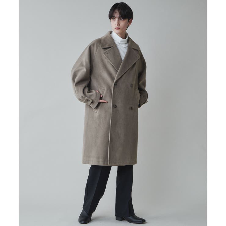 ニットメルトン ダブルオーバーコート  メンズ[品番：WG010088673]｜WEGO【MEN】（ウィゴー）のメンズファッション通販｜SHOPLIST（ショップリスト）