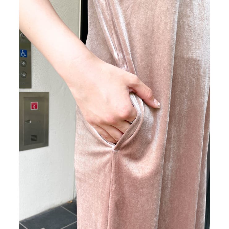 ベロアノースリーブロングワンピースレディース 韓国 韓国ファッション[品番：WG010088706]｜WEGO【WOMEN】（ウィゴー）の レディースファッション通販｜SHOPLIST（ショップリスト）