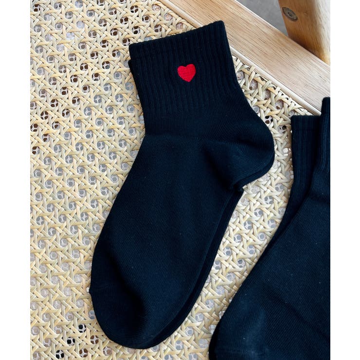モチーフ刺繍アンクルソックスレディース 韓国 韓国ファッション | WEGO【WOMEN】 | 詳細画像1 