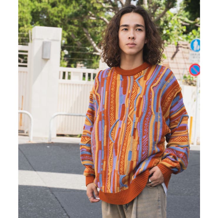 3Dニットプルオーバー メンズ レディース[品番：WG010088770]｜WEGO