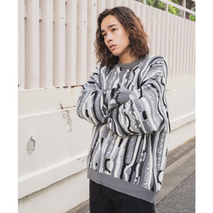 3Dニットプルオーバー メンズ レディース[品番：WG010088770]｜WEGO
