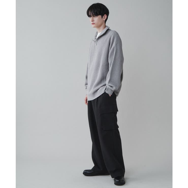 トロミ ルーズカーゴスラックス メンズ[品番：WG010088830]｜WEGO【MEN