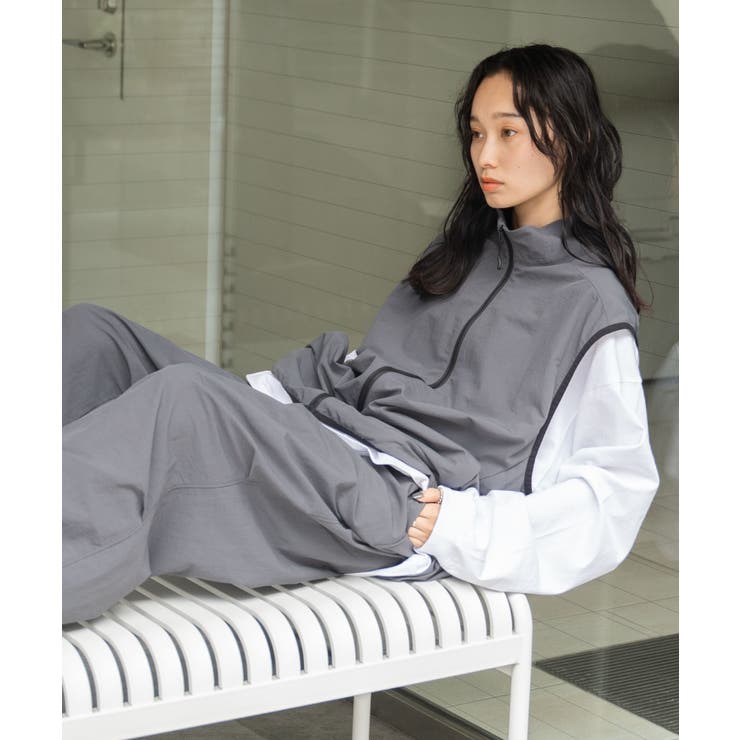 ナイロン トラックベスト メンズ | WEGO【MEN】 | 詳細画像22 