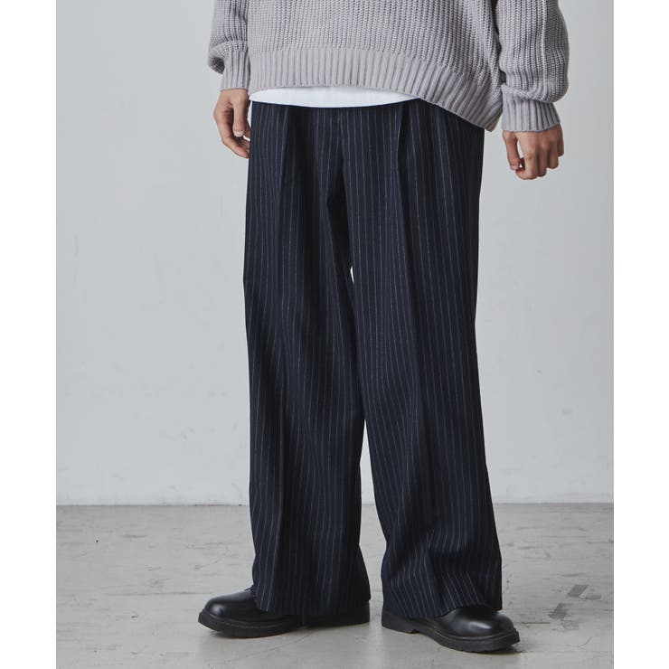 ストライプ2タックトラウザーメンズ 韓国ファッション  韓国[品番：WG010088939]｜WEGO【MEN】（ウィゴー）のメンズファッション通販｜SHOPLIST（ショップリスト）