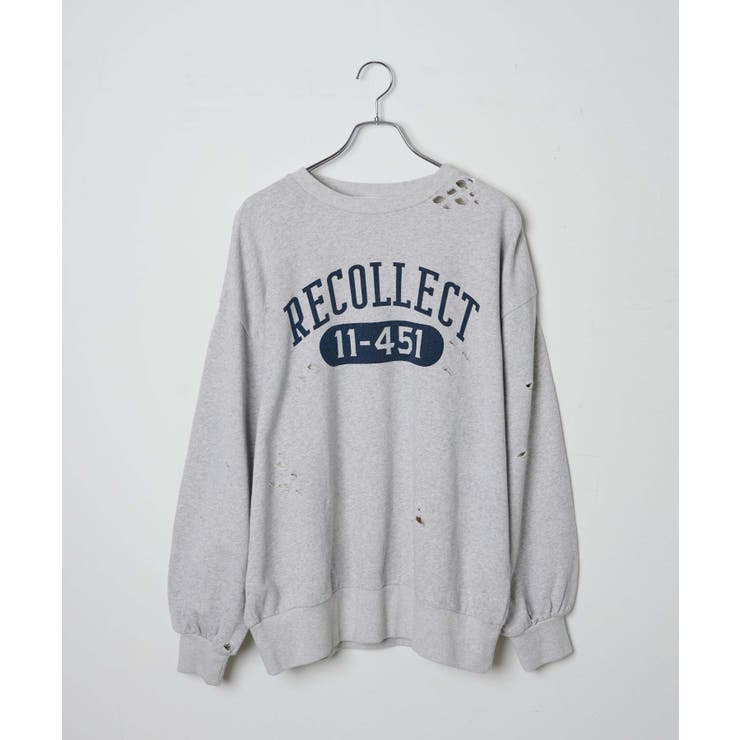 ダメージスウェット レディース 秋[品番：WG010088955]｜WEGO【WOMEN 