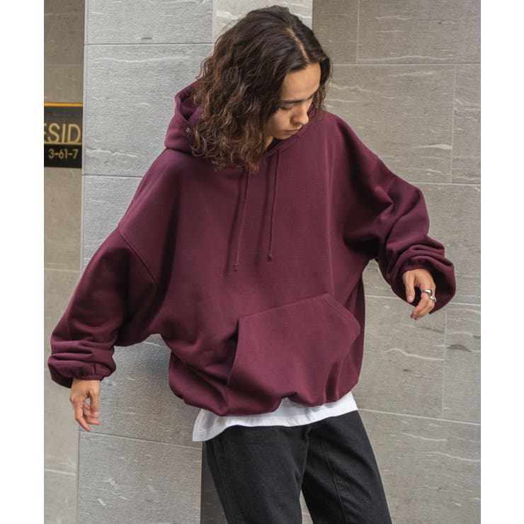 ワイン | スーパーBIGバルーンパーカー レディース 秋 | WEGO【WOMEN】