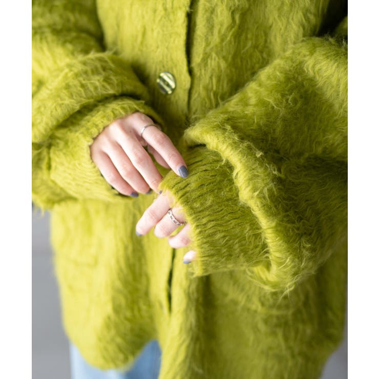 ファータッチニットブルゾン | WEGO【WOMEN】 | 詳細画像6 