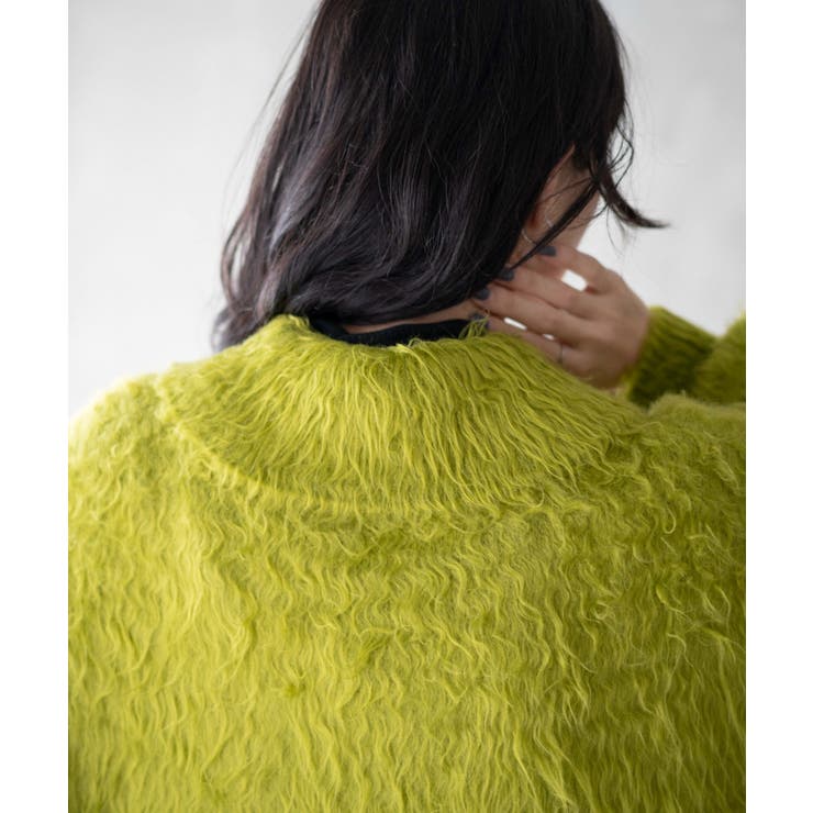 ファータッチニットブルゾン | WEGO【WOMEN】 | 詳細画像8 