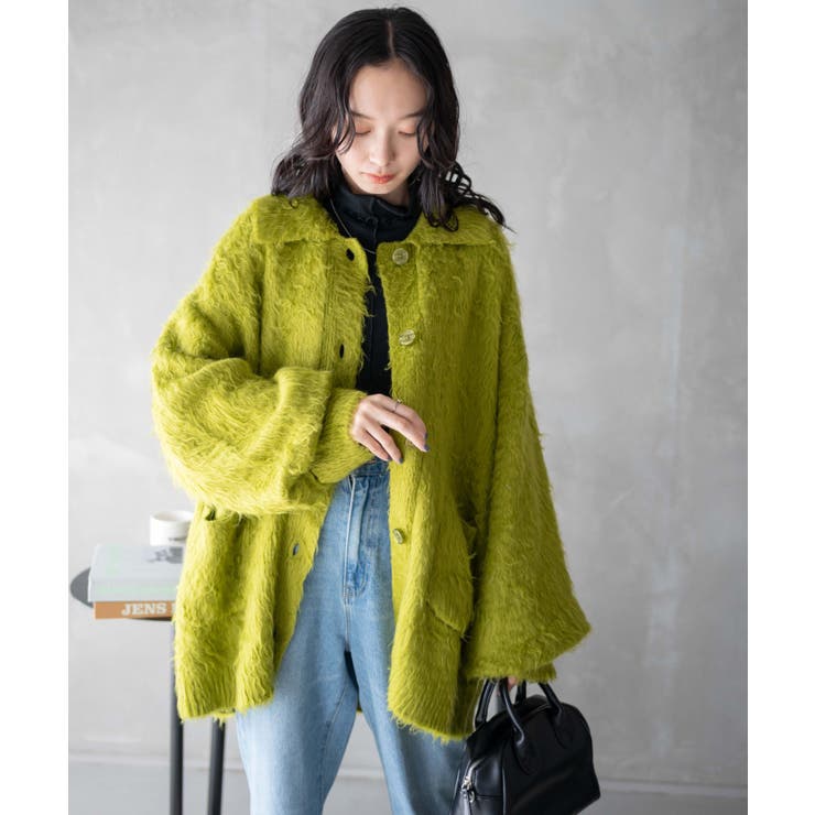 ファータッチニットブルゾン | WEGO【WOMEN】 | 詳細画像10 