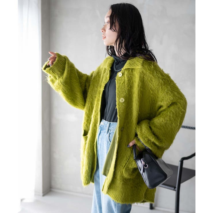 ファータッチニットブルゾン | WEGO【WOMEN】 | 詳細画像11 