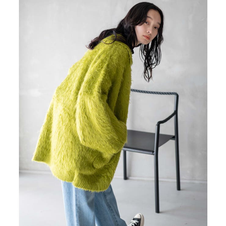 ファータッチニットブルゾン | WEGO【WOMEN】 | 詳細画像12 