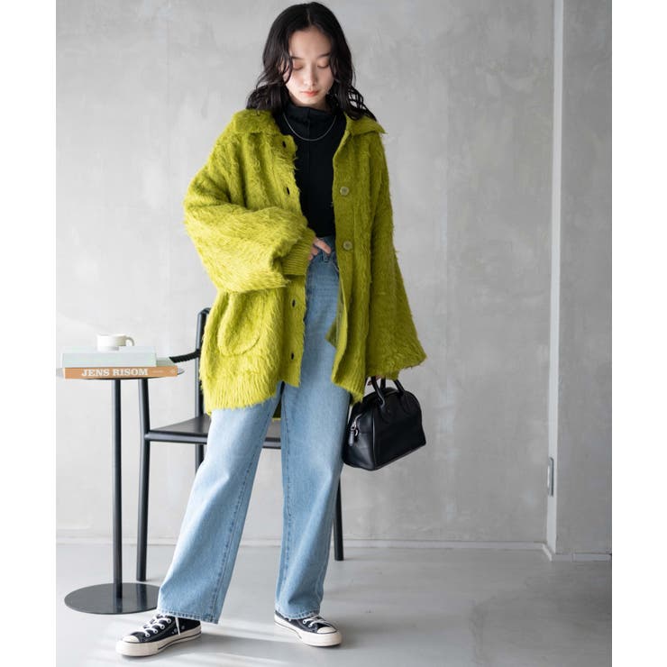 ファータッチニットブルゾン | WEGO【WOMEN】 | 詳細画像15 