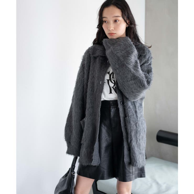 ファータッチニットブルゾン | WEGO【WOMEN】 | 詳細画像17 