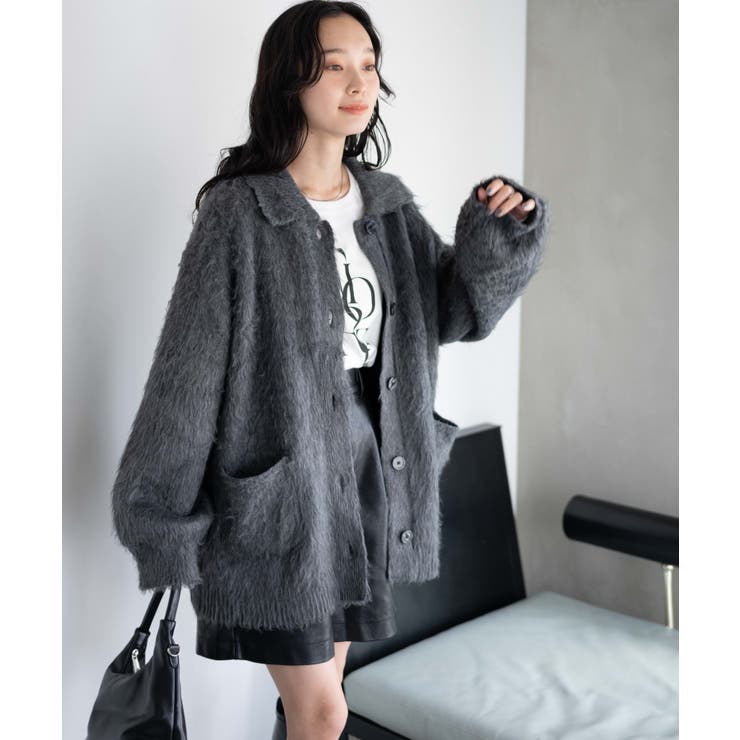 ファータッチニットブルゾン | WEGO【WOMEN】 | 詳細画像18 
