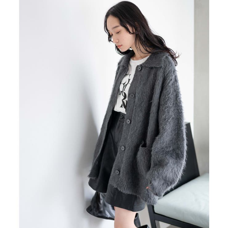 ファータッチニットブルゾン[品番：WG010089133]｜WEGO【WOMEN