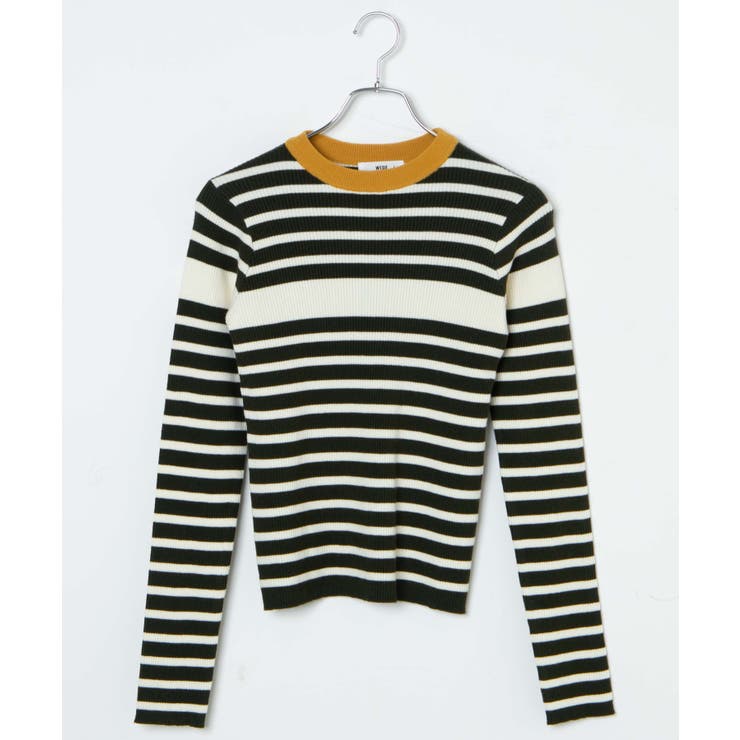 パネルボーダーニットトップ | WEGO【WOMEN】 | 詳細画像23 