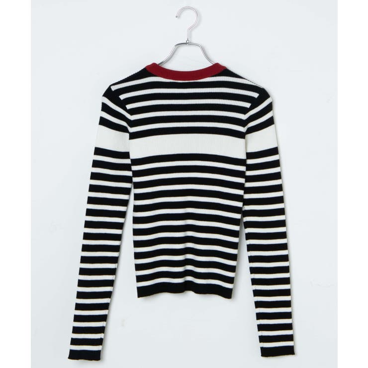 パネルボーダーニットトップ | WEGO【WOMEN】 | 詳細画像28 