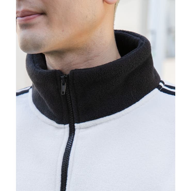 フリース ワンポイントハーフZIPプルオーバー メンズ | WEGO【MEN】 | 詳細画像5