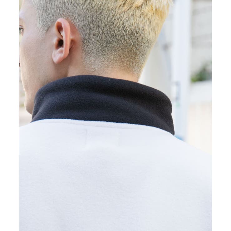 フリース ワンポイントハーフZIPプルオーバー メンズ | WEGO【MEN】 | 詳細画像8