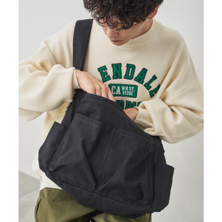 立体ポケットキャンバスショルダー | WEGO【MEN】 | 詳細画像10 