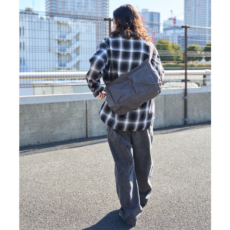 立体ポケットキャンバスショルダー | WEGO【MEN】 | 詳細画像13 