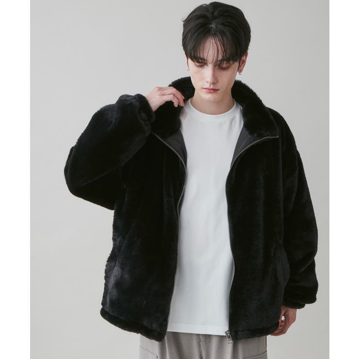 フェイクファー ZIPブルゾン メンズ[品番：WG010089367]｜WEGO【MEN