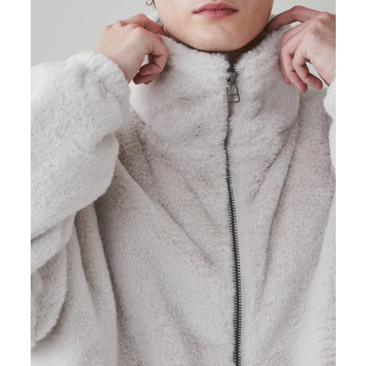 フェイクファー ZIPブルゾン メンズ | WEGO【MEN】 | 詳細画像4 