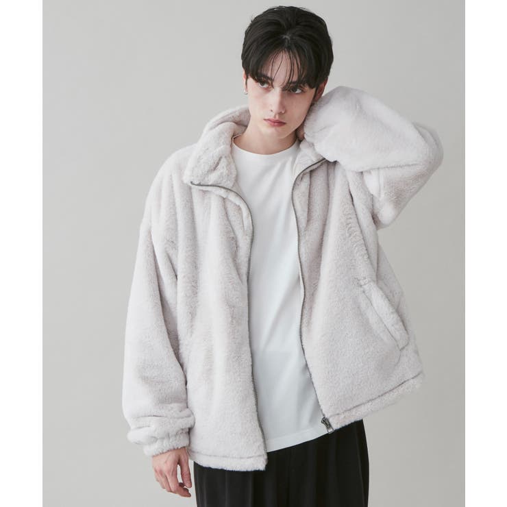 フェイクファー ZIPブルゾン メンズ | WEGO【MEN】 | 詳細画像15 