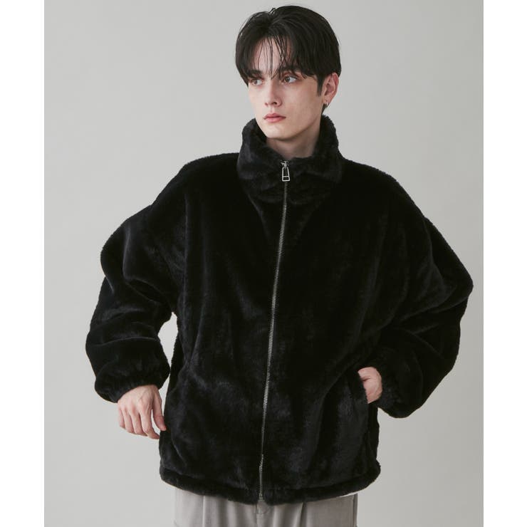 D&G ファーブルゾン黒 フェイクファー Dolce & Gabbana(ドルチェ&ガッバーナ) メンズ