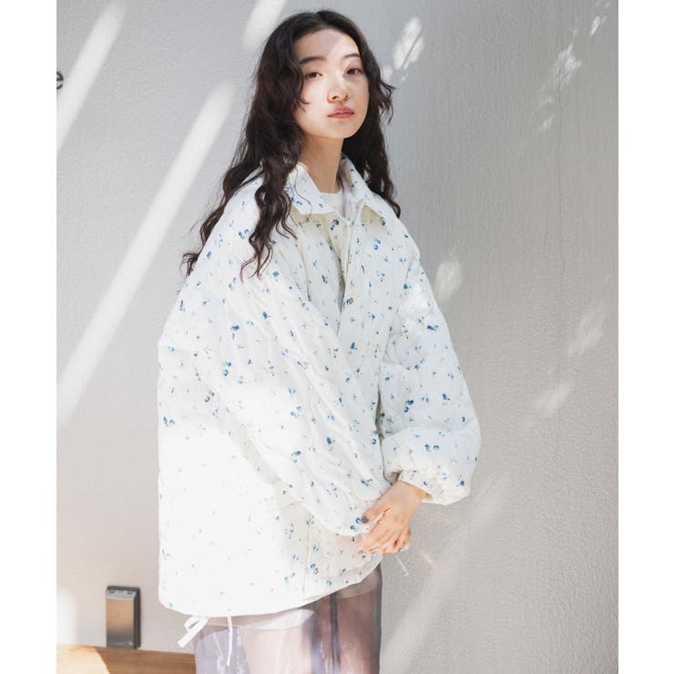 フラワーキルティングブルゾン[品番：WG010089418]｜WEGO【WOMEN