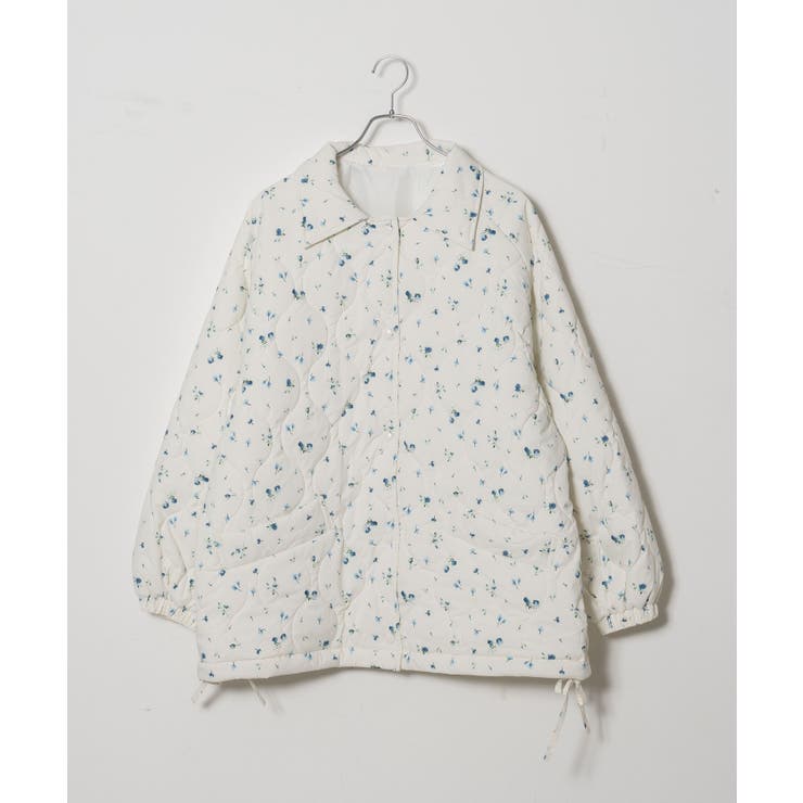 フラワーキルティングブルゾン[品番：WG010089418]｜WEGO【WOMEN