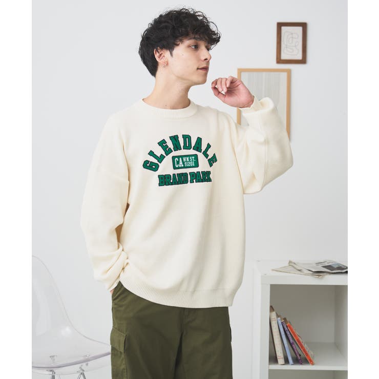 スウェットライクグラフィックプルオーバー[品番：WG010089456]｜WEGO