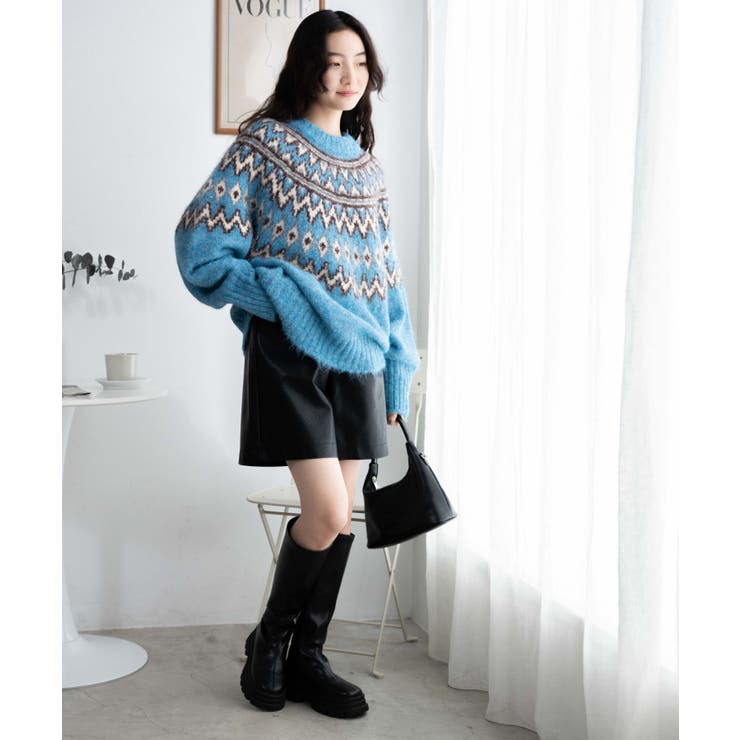 フェアアイルニットプルオーバー[品番：WG010089462]｜WEGO【WOMEN