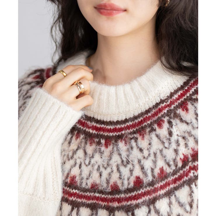 フェアアイルニットプルオーバー[品番：WG010089462]｜WEGO【WOMEN
