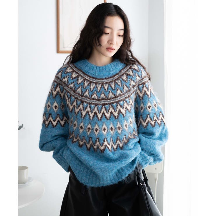 フェアアイルニットプルオーバー[品番：WG010089462]｜WEGO【WOMEN