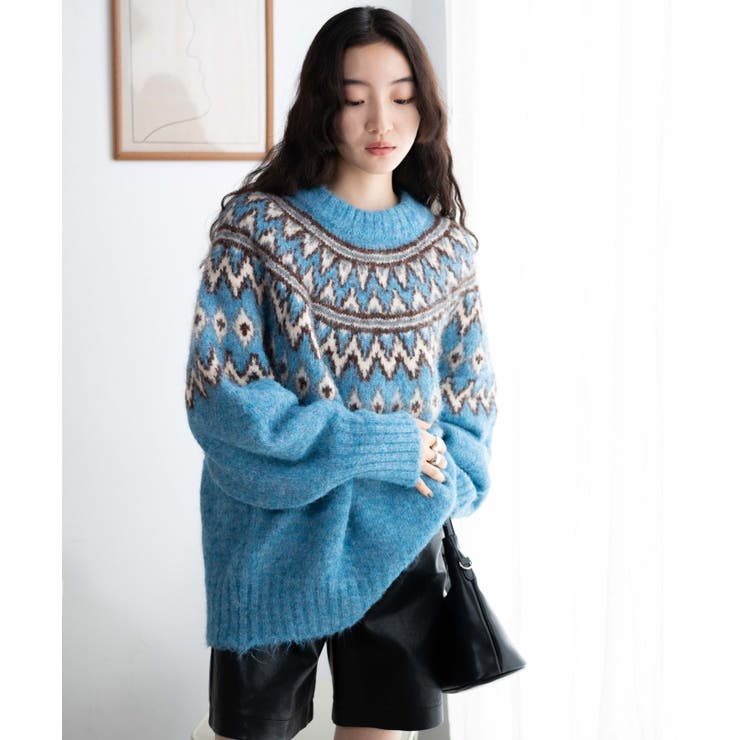 フェアアイルニットプルオーバー[品番：WG010089462]｜WEGO【WOMEN