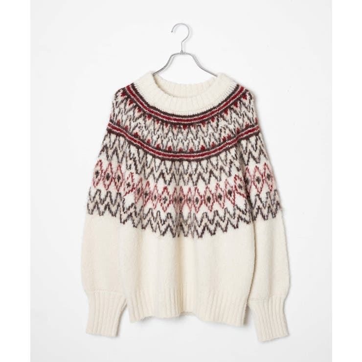 フェアアイルニットプルオーバー[品番：WG010089462]｜WEGO【WOMEN