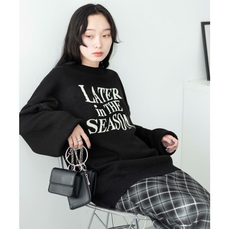 ウェーブロゴジャガードニットプルオーバー[品番：WG010089543]｜WEGO