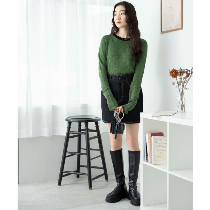 リバーシブルニットトップス | WEGO【WOMEN】 | 詳細画像4 