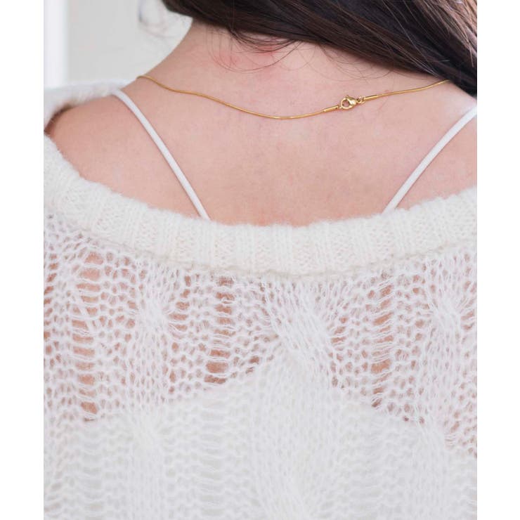 ケーブルメッシュメランジニット | WEGO【WOMEN】 | 詳細画像7