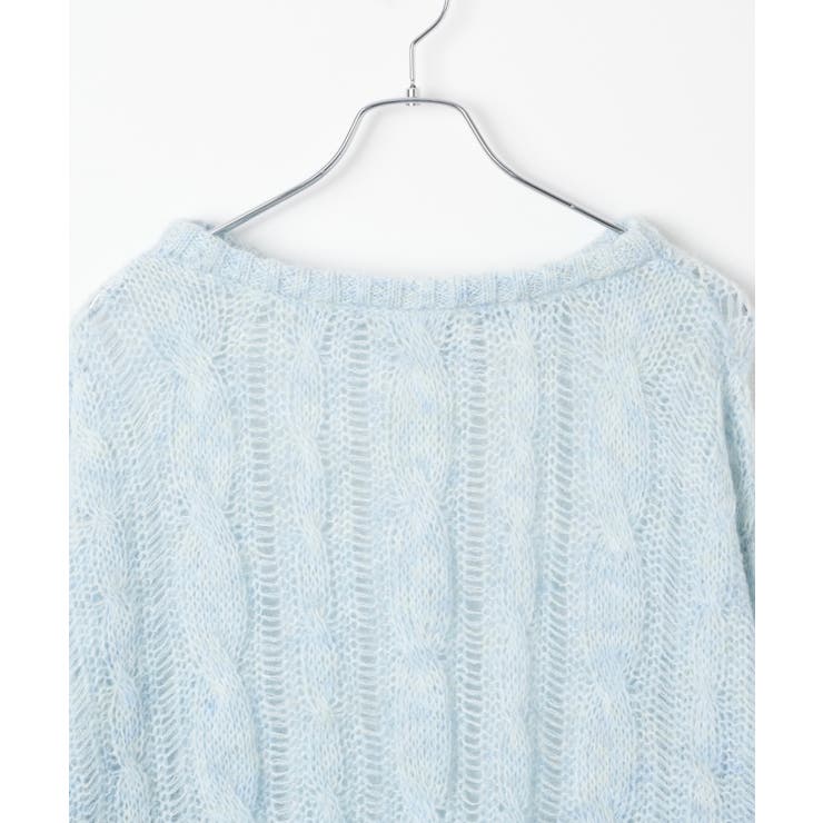 ケーブルメッシュメランジニット | WEGO【WOMEN】 | 詳細画像25