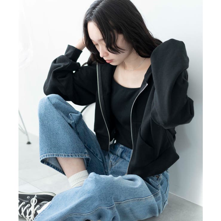 ショートジップパーカー[品番：WG010089569]｜WEGO【WOMEN