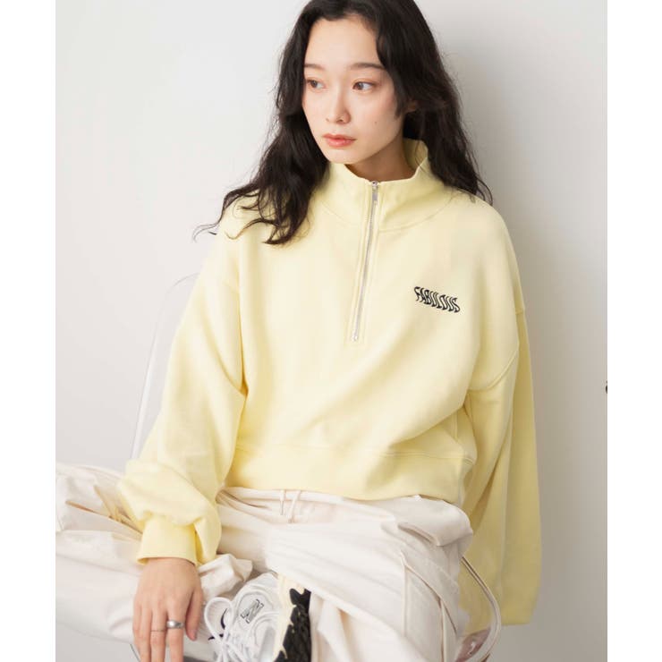 ハーフジップショートスウェット[品番：WG010089616]｜WEGO