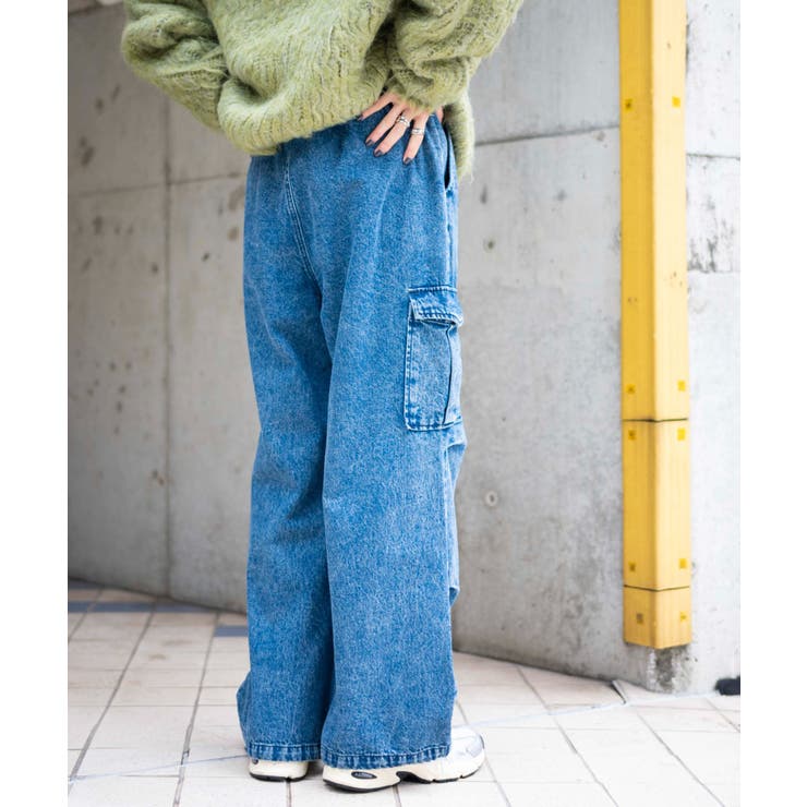 デニムパラシュートカーゴパンツ | WEGO【WOMEN】 | 詳細画像9 
