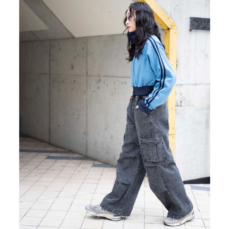 デニムパラシュートカーゴパンツ[品番：WG010089618]｜WEGO
