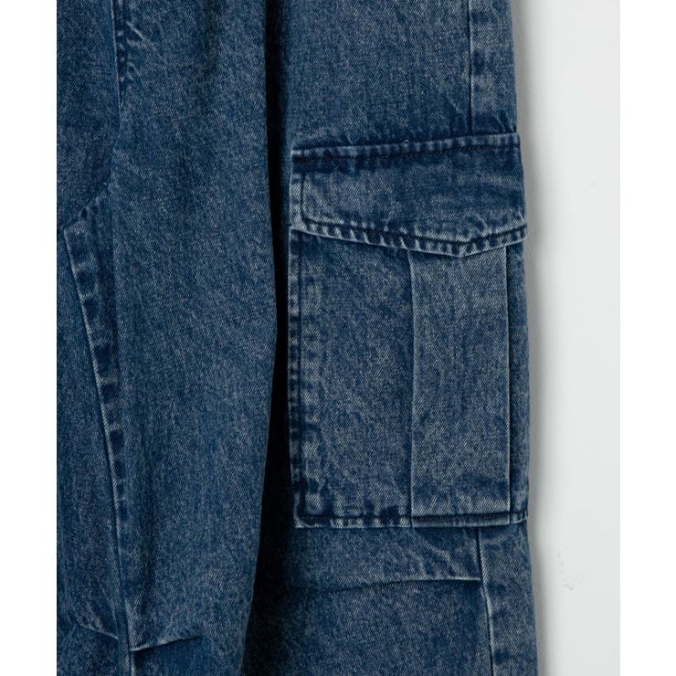 デニムパラシュートカーゴパンツ[品番：WG010089618]｜WEGO
