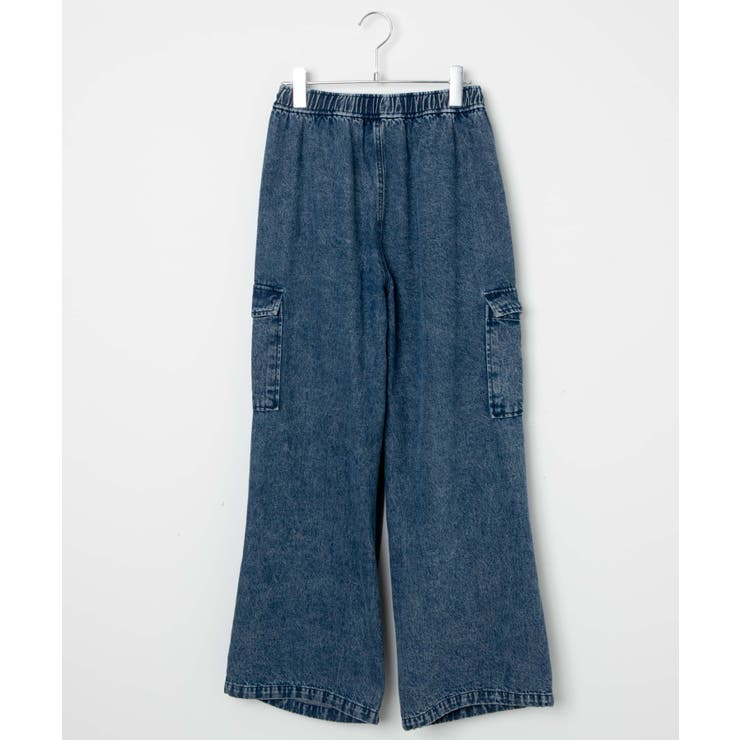 デニムパラシュートカーゴパンツ[品番：WG010089618]｜WEGO