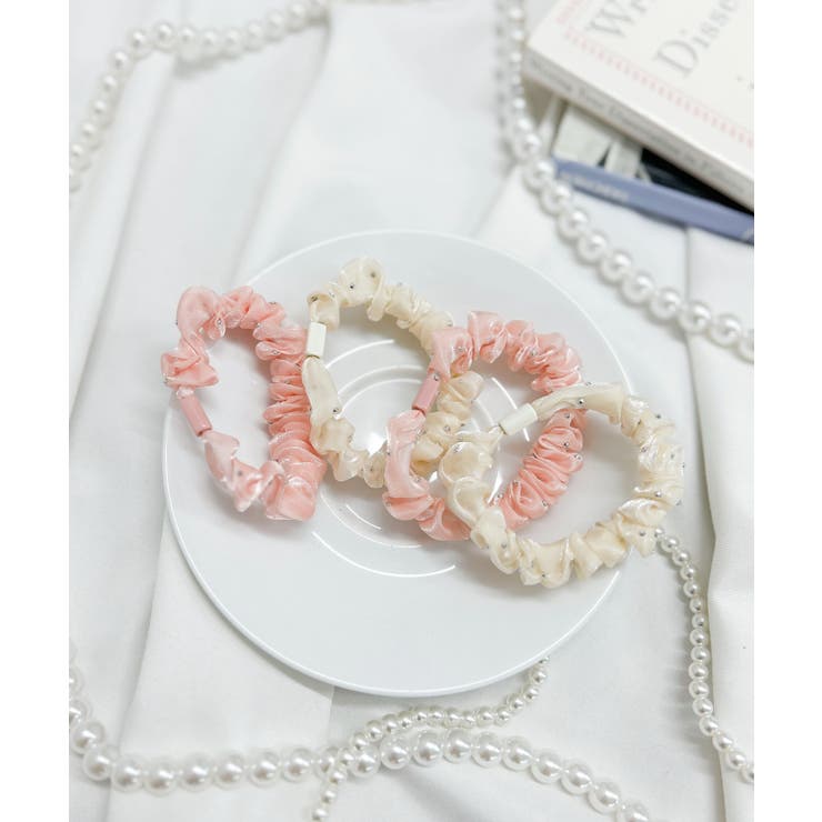 柄1 | L4Pストーン付きシュシュ | WEGO【WOMEN】